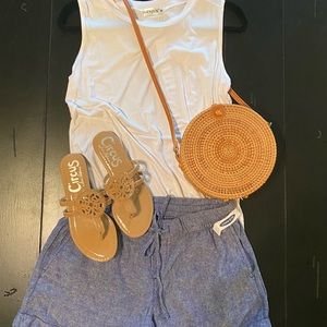 New with tags Chambray Old Navy Linen shorts small